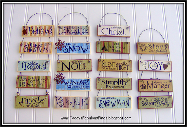 Paint Stick Ornaments